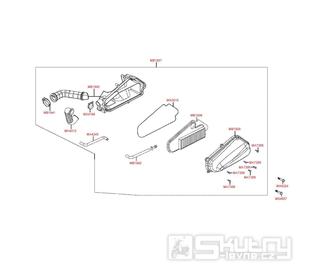 F13 Vzduchový filtr - Kymco Like 50 4T KG10AA