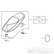 F09 Sedačka / Nářadí - Kymco DJ 50 S KG10B