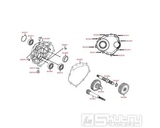 E08 Převodovka - Kymco Xciting 500i R ABS