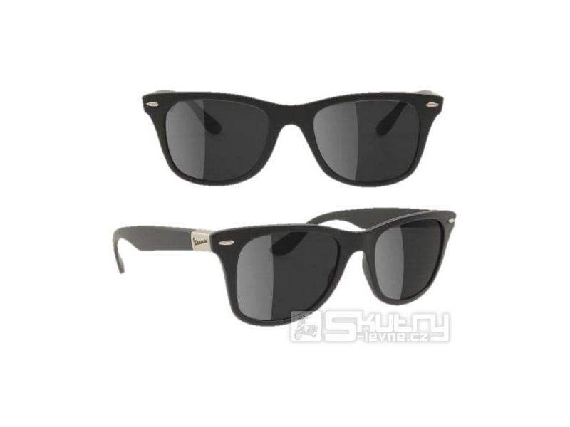 Sluneční brýle Vespa Classic - černá skla, černé matné obroučky