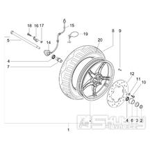 4.11 Přední kolo - Gilera Runner 125 "SC" VX 4T 2006-2007 (ZAPM46100)