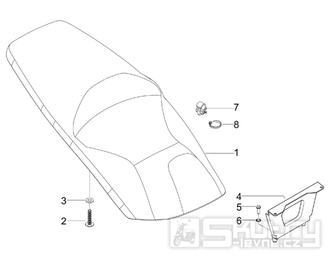 2.39 Sedadlo - Gilera Runner 125 ST 4T LC 2008-2012 (ZAPM46301)