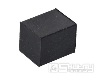 Gumová záslepka hlavního stojanu čtvercová černá pro Simson S50, S51, S53, S70, S83, SR50, SR80