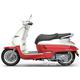 Peugeot Django Standard 125i Euro5+ s prodlouženou zárukou na 4 roky - barva Dragon Red/Milky White