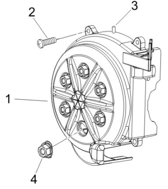 1.23 Kryt magneta dobíjení - Gilera Runner 50 SP 2005 UK (ZAPC461000)