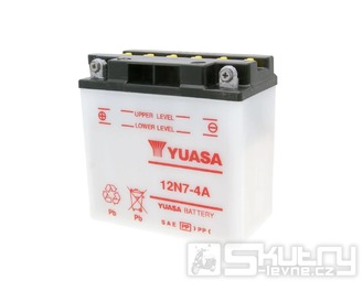 Baterie Yuasa 12N7-4A olověná bez kyselinového balení
