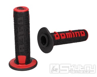 Gripy Domino A360 Off-Road v černo-červeném provedení o délce 120mm