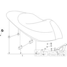 2.39 Sedadlo - Gilera Runner 200 VXR 4T LC 2005-2006 (ZAPM46200)