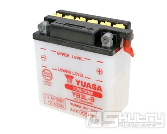 Baterie Yuasa YuMicron YB3L-B olověná bez kyselinového balení