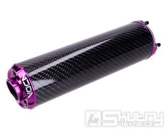 Koncovka výfuku Voca Carbon - CNC fialová