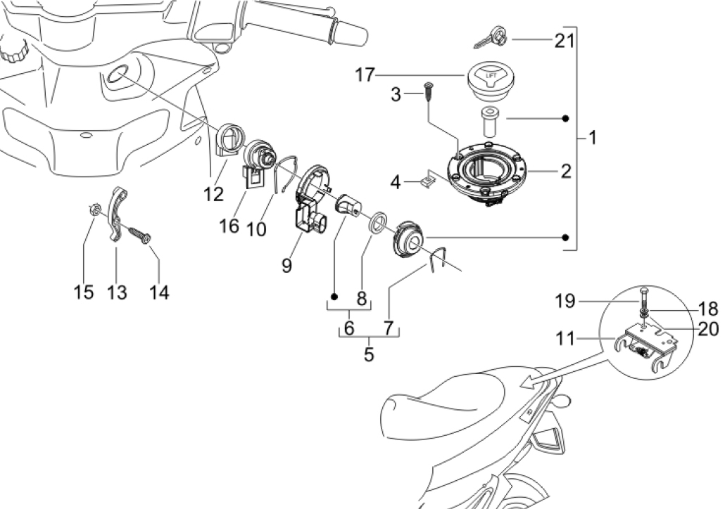 2.46 Zámky - Gilera Runner 200 VXR Race 2006 UK (ZAPM46300)