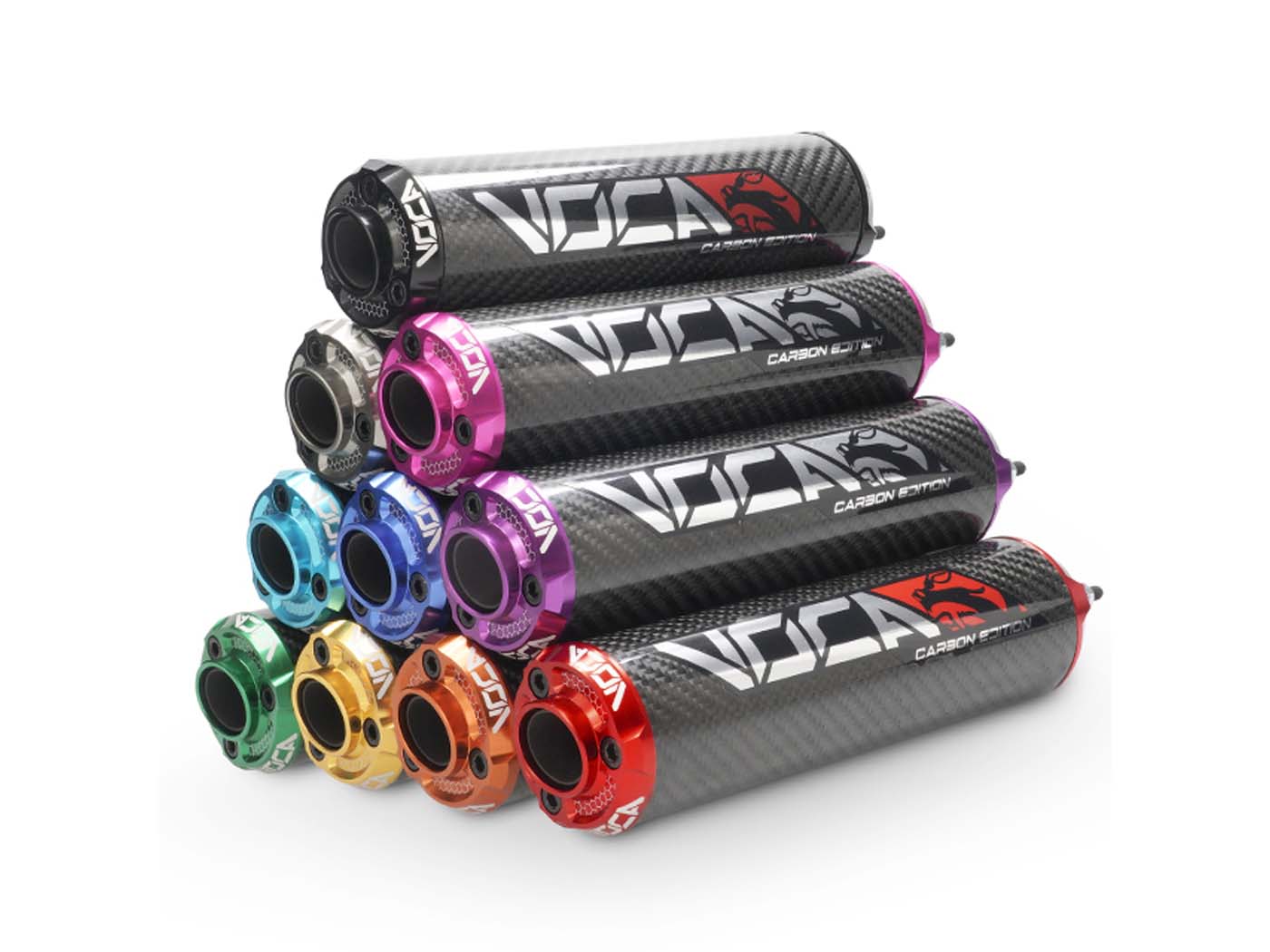 Koncovka výfuku Voca Carbon - CNC různé barvy