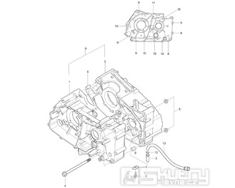 FIG04 Kliková skříň - Hyosung GV 125M C Aquila