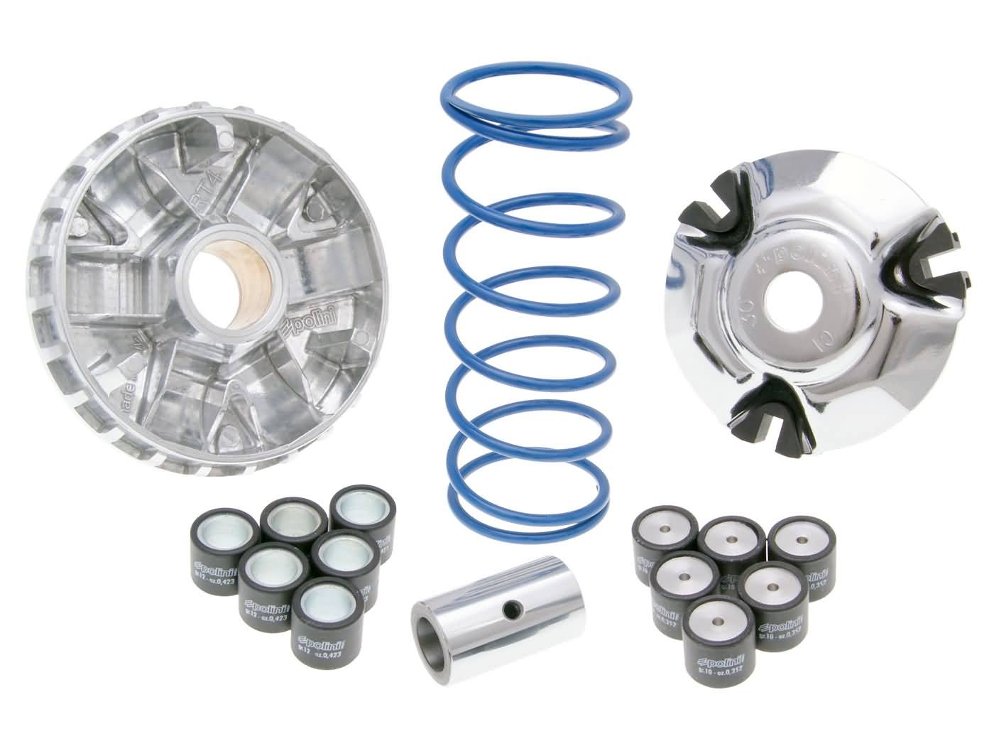 Variátor Polini Maxi Hi-Speed pro 17mm čep pro Peugeot, SYM 125-150ccm 4T