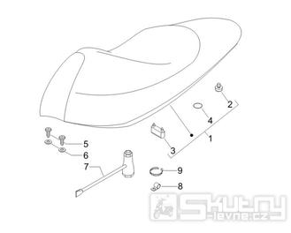 2.39 Sedadlo - Gilera Runner 50 SP Race (ZAPC46100)