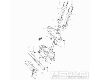 36 Tyč řízení - Hyosung GV 250 Aquila