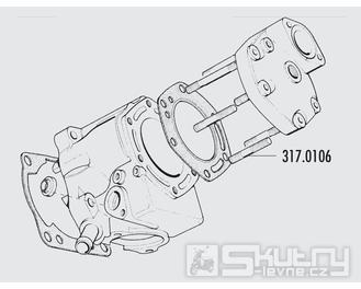 Šteft hlavy válce Polini - Honda 125 NSR - 7 x 45 mm