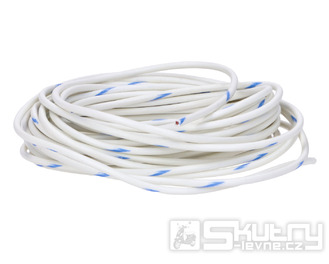 Elektrokabel 0,5 qmm, 5 metrů – bílý