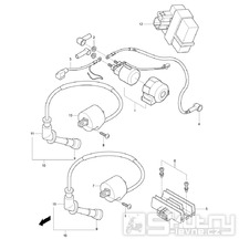 FIG20 Elektro součástky - Hyosung GV 125M C Aquila