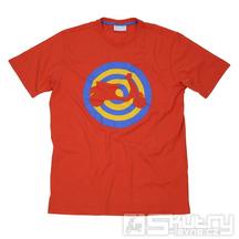 Pánské tričko Vespa Target, červené - velikost XXL