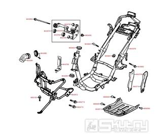 F20 Rám - Kymco Grand Dink 125 [SH25DA]