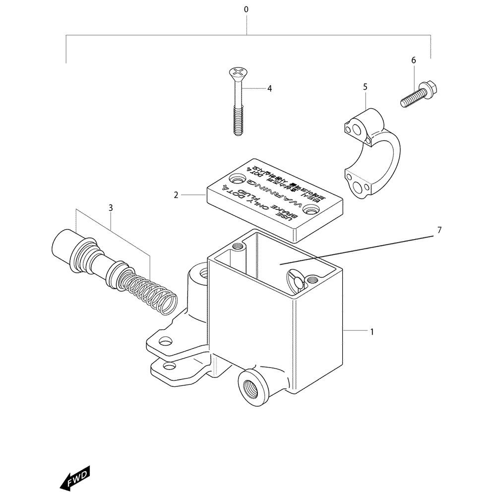 FIG41 Hlavní brzdový válec přední - Hyosung GT 250i NE (Naked)