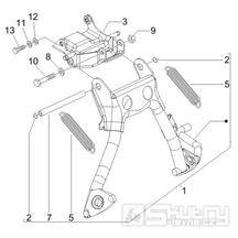 2.25 Hlavní stojan - Gilera Runner 50 SP -SC- 2006 (ZAPC461000)