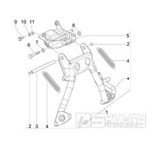 2.25 Hlavní stojan - Gilera Stalker 50 2T 2008-2011 (ZAPC40100, ZAPC40101)