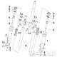 4.03 Přední kyvná vidlice (Kayaba) - Gilera Runner 125 VX 4T 2007 (ZAPM46300)