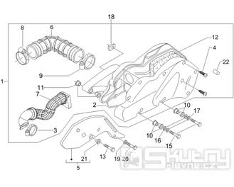 1.45 Vzduchový filtr - Gilera Runner 125 "SC" VX 4T UK (ZAPM46100)