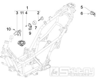 2.46 Zámky - Gilera Nexus 300ie 4T LC 2009-2011 (ZAPM35600)