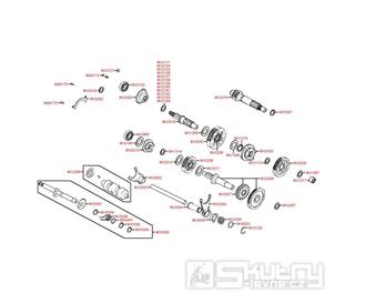E08 Převodovka a řazení - Kymco MXU 300 Wide