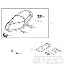 F09 Sedačka / Nářadí - Kymco Movie S 125i SR25BA