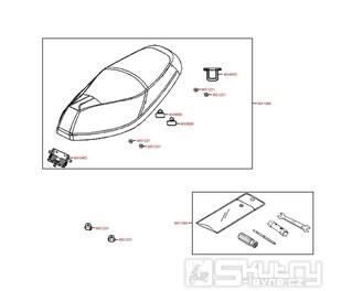 F09 Sedačka / Nářadí - Kymco Movie S 125i SR25BA