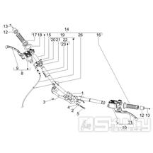 3.06 Řidítka, gripy, brzdové páčky - Gilera Runner 200 ST 4T LC 2008-2011 (ZAPM46401)