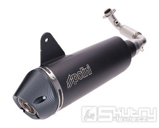 Výfuk Polini Slip-On Inox pro Vespa GTS 300, GTV 300 Euro5 (s katalyzátorem)