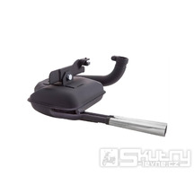 Závodní výfuk SIP ROAD Sport Optik černý pro Vespa 125 VM, VN, 150 VL, VB1T, VGL1T