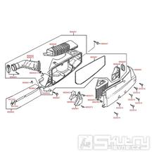 F13 Vzduchový filtr - Kymco Heroism 125/150