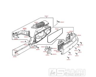 F13 Vzduchový filtr - Kymco Heroism 125/150