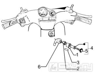 2.46 Zámky - Gilera Stalker 50 2T Speciální edice 2007-2008 (ZAPC40100)