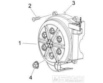 1.23 Kryt magneta dobíjení - Gilera Runner 50 SP 2007 (ZAPC461000)