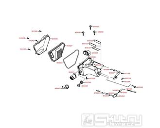 F15 Vzduchový filtr - Kymco STRYKER 125 II [DA25BB]