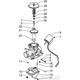 T19 Karburátor (jednotlivé díly) - Gilera DNA 125ccm 4T LC do 2005 (ZAPM26000...)