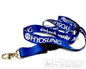 Klíčenka s logem Hyosung, modrá