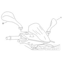 2.45 Zrcátka - Gilera Runner 50 SP 2005-2006 (ZAPC46100)