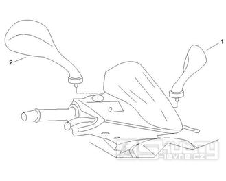 2.45 Zrcátka - Gilera Runner 50 SP -SC- 2006 (ZAPC461000)