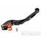 Páčka přední brzdy Puig 2.0 nastavitelná, sklopná - černá oranžová