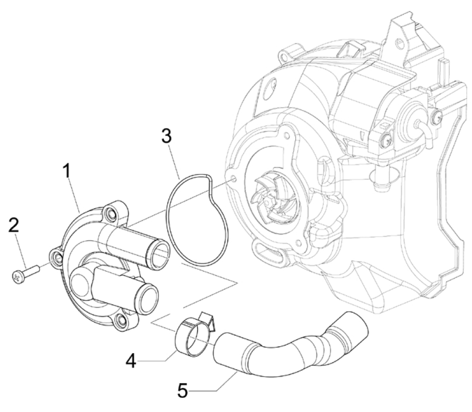 1.19 Vodní čerpadlo - Gilera Runner 200 ST 4T LC 2008-2011 (ZAPM46401)