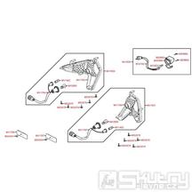 F20 Zadní světlo / osvětlení SPZ - Kymco MXU 500 IRS