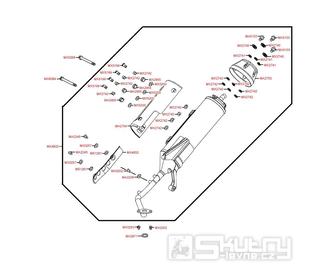 F14 Výfuk - Kymco People S 50